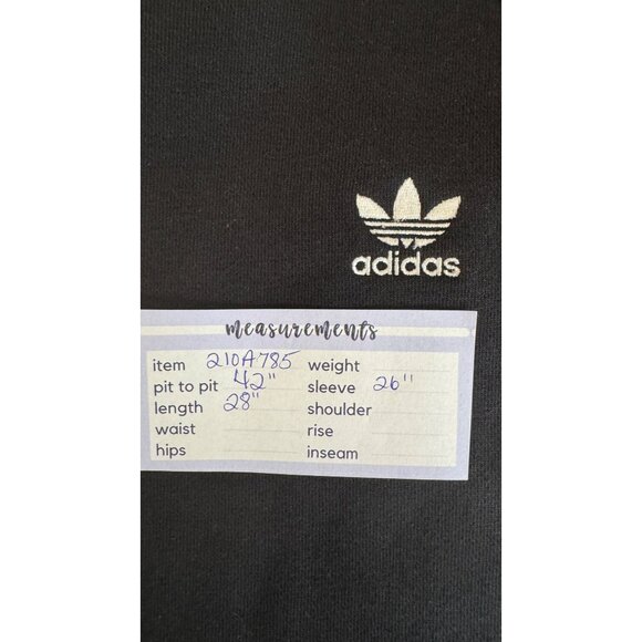 NWT Adidas Small Black Crewneck Sweatshirt - Picture 12 of 16